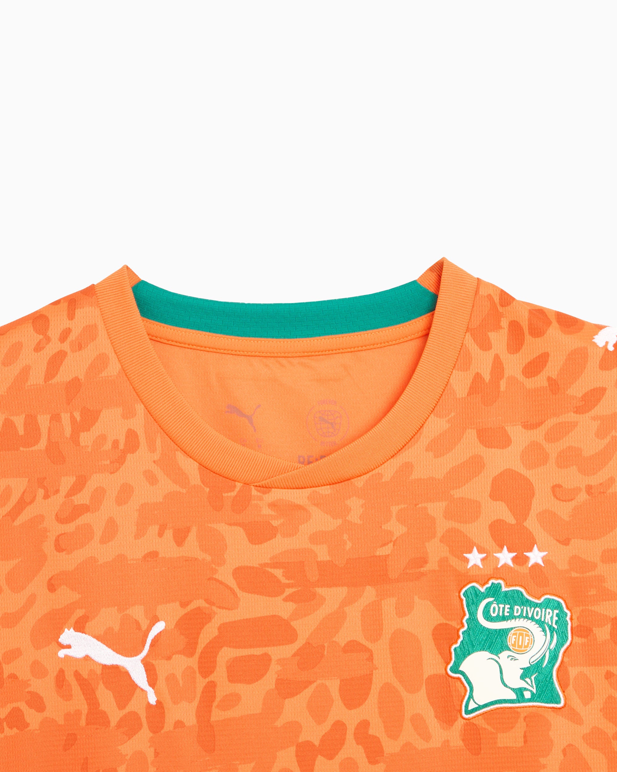 T-Shirts Puma Ivory Coast Futbol 2026 Home Kit Men's Jersey T-Shirt - 783182-01