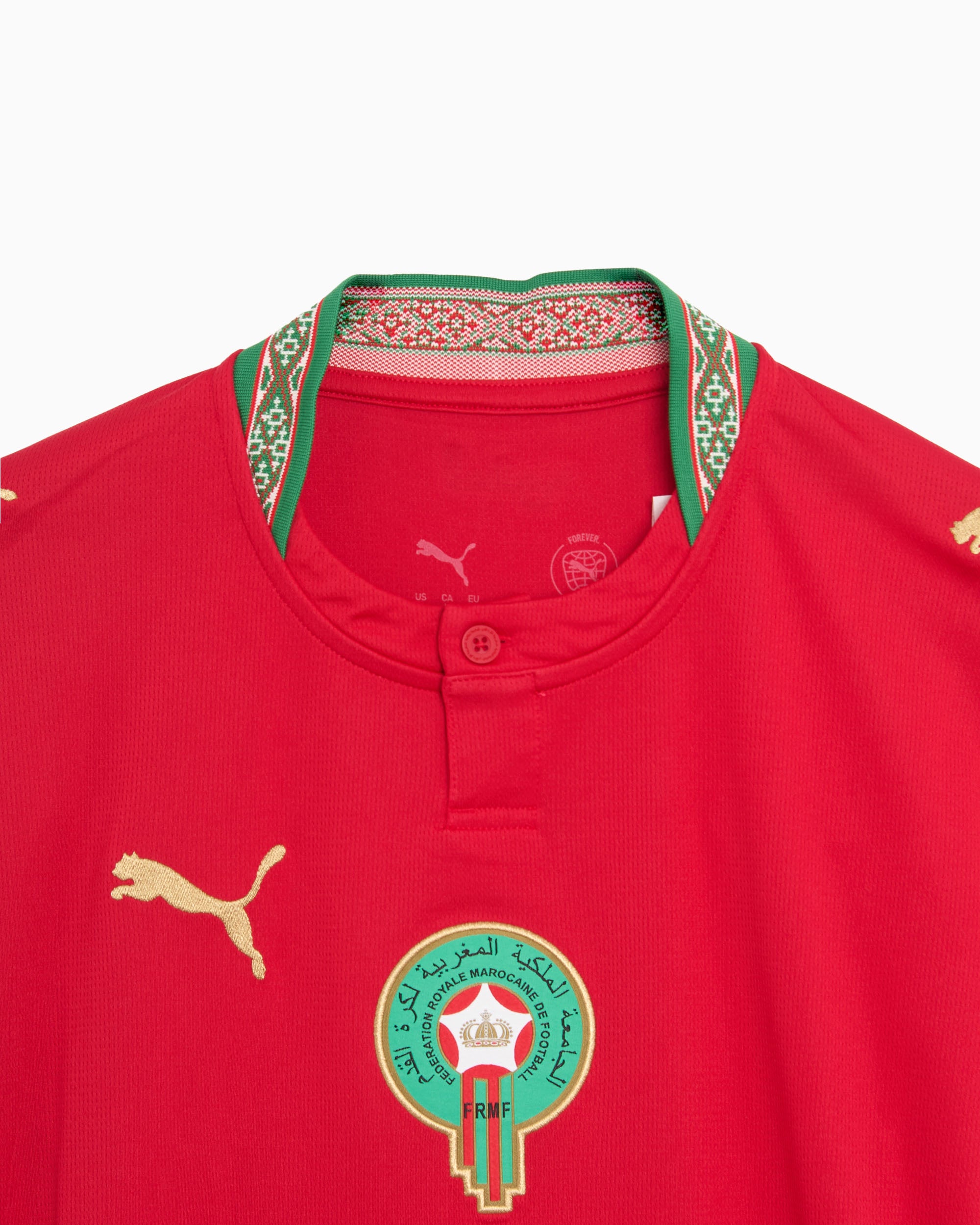 T-Shirts Puma Morocco Futbol 2026 Home Kit Men's Jersey T-Shirt - 783317-01