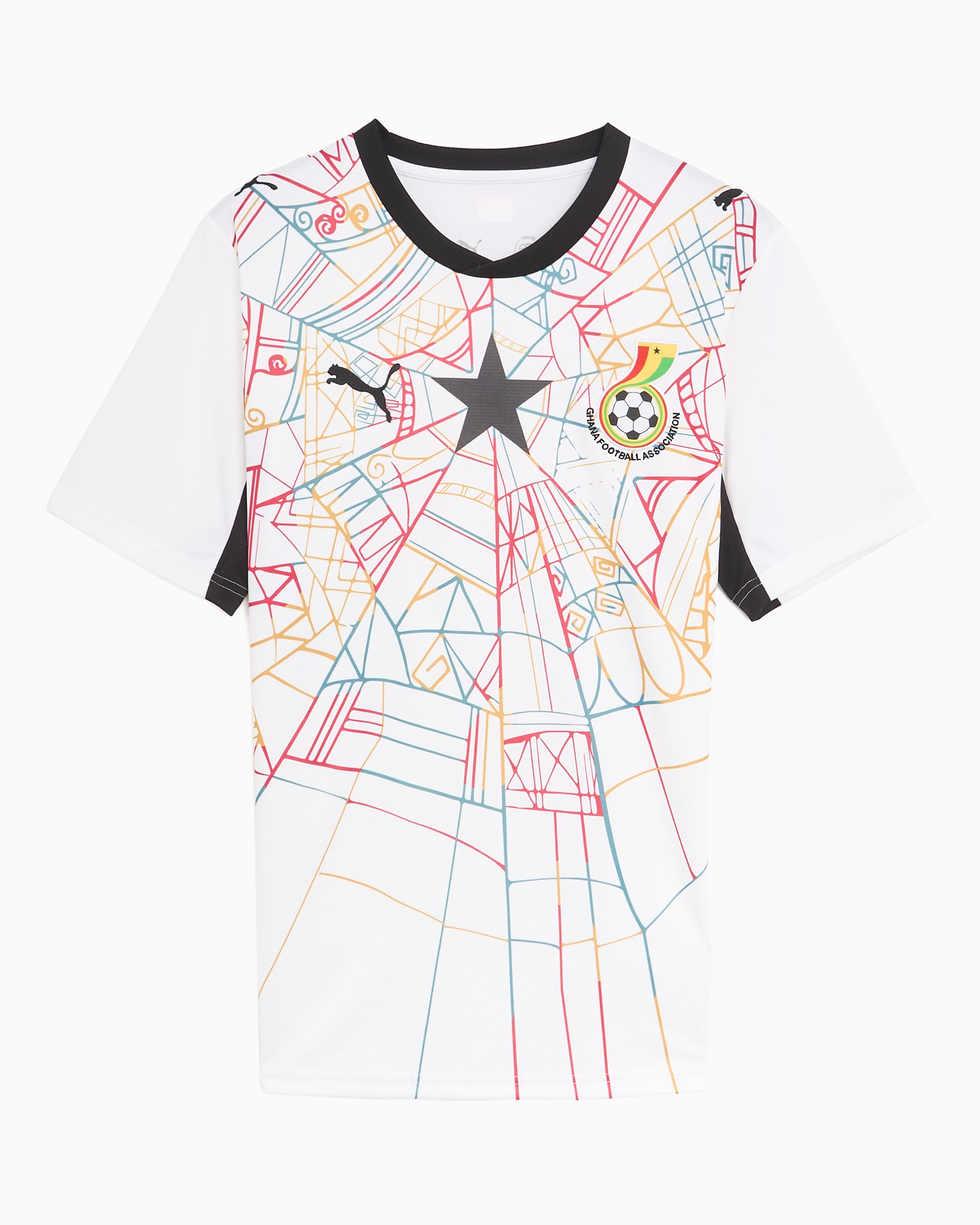 T-Shirts Puma Republic of Ghana Futbol 2026 Home Kit Men's Jersey T-Shirt - 783419-01