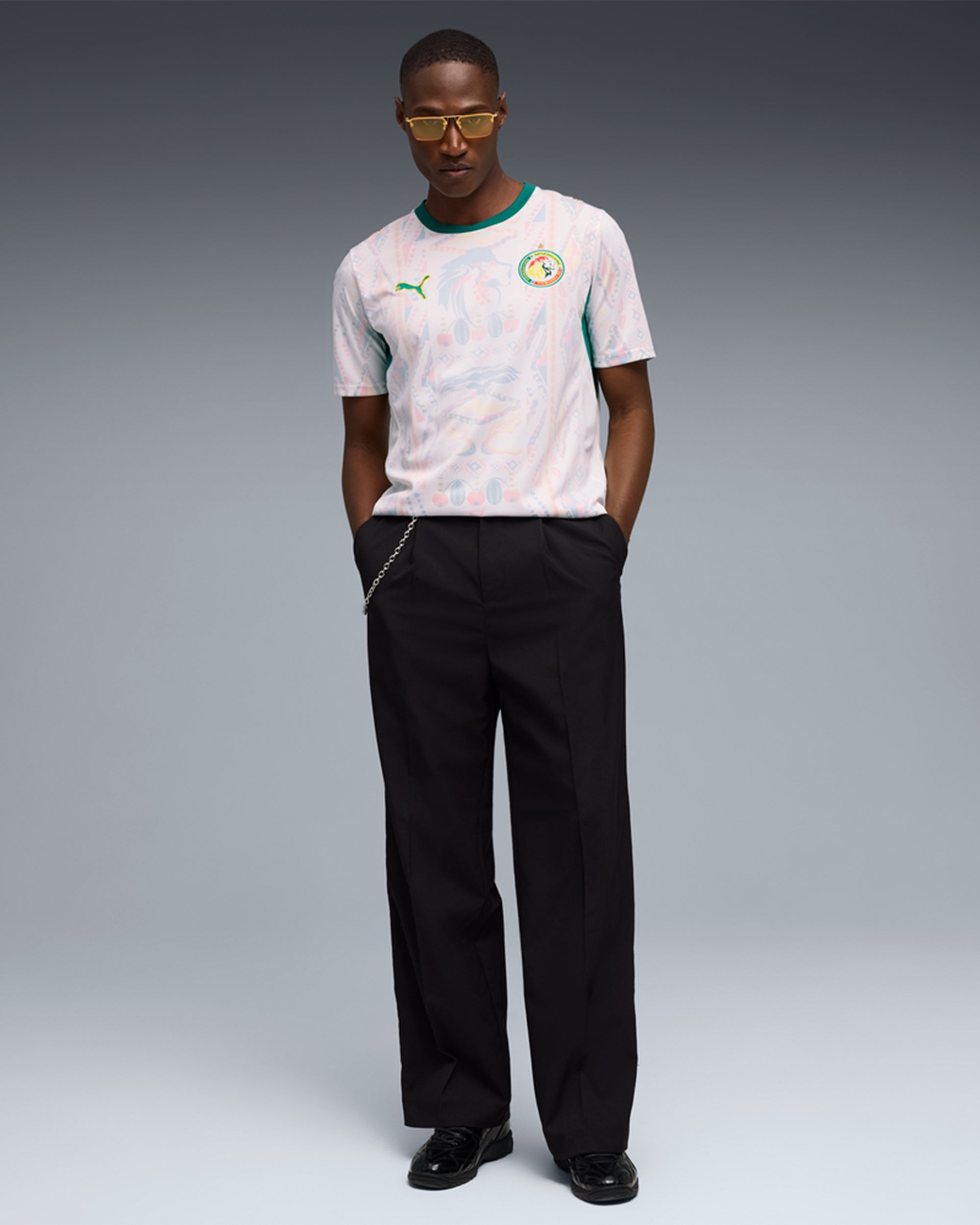 T-Shirts Puma Republic of Senegal Futbol 2026 Home Kit Men's Jersey T-Shirt - 783165-01