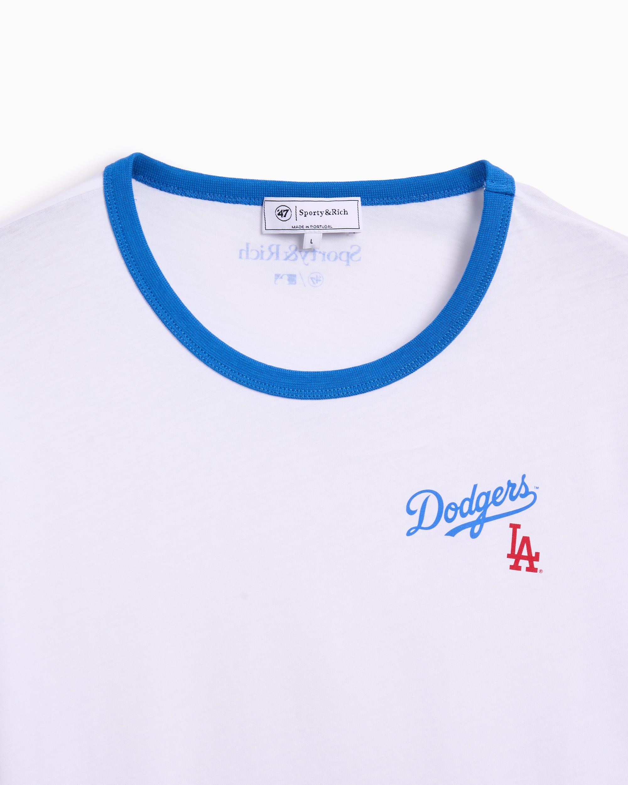 T-Shirts Sporty & Rich Dodgers Serif Women's T-Shirt - TO073627666WH46