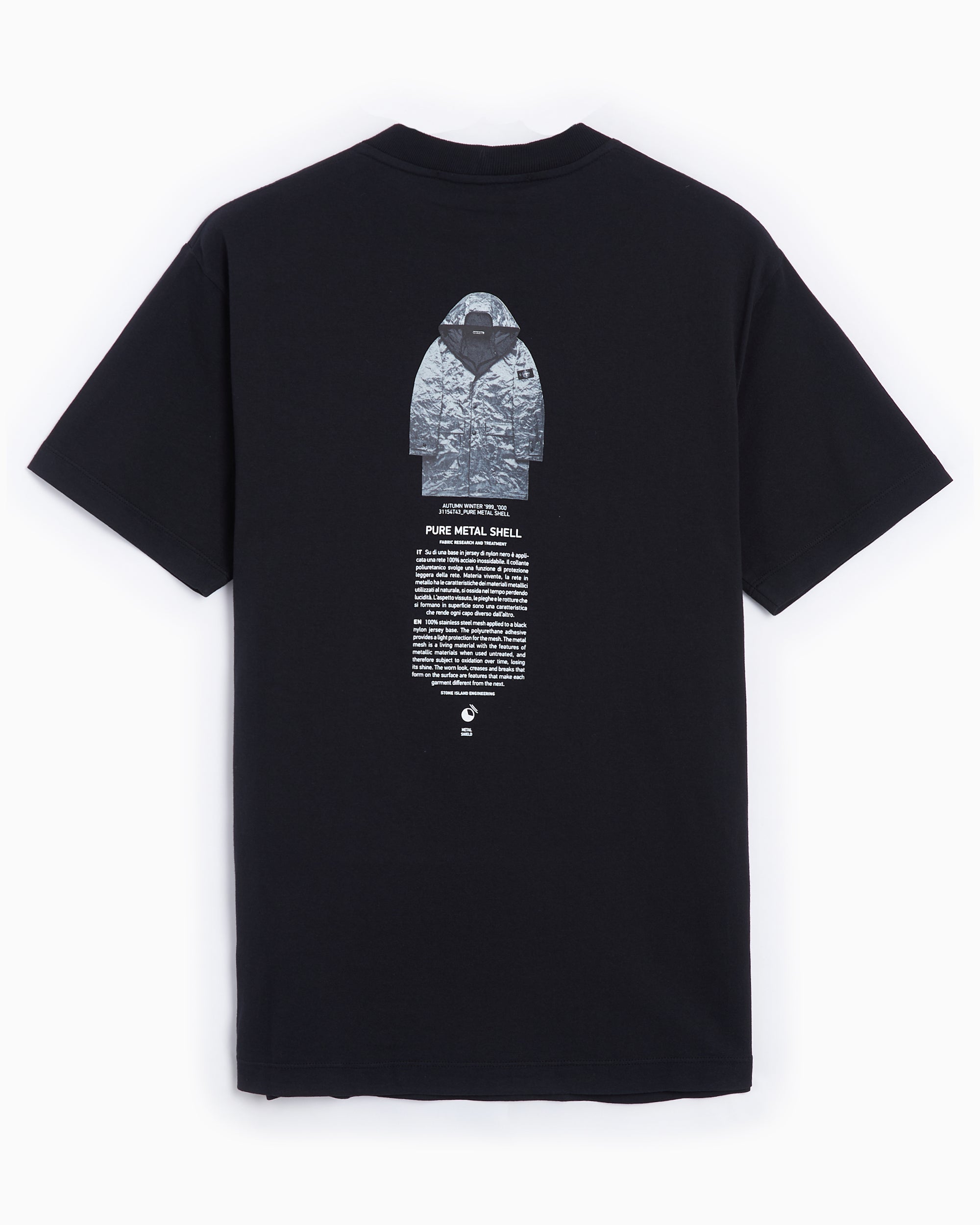T-Shirt com logótipo Stone Island Archivio para homem