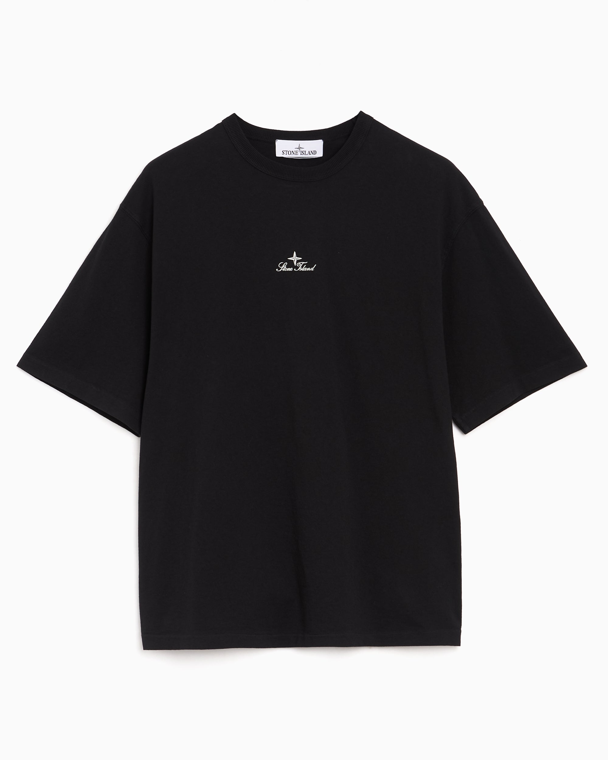 T-Shirt com logótipo Relaxed Stone Island para homem
