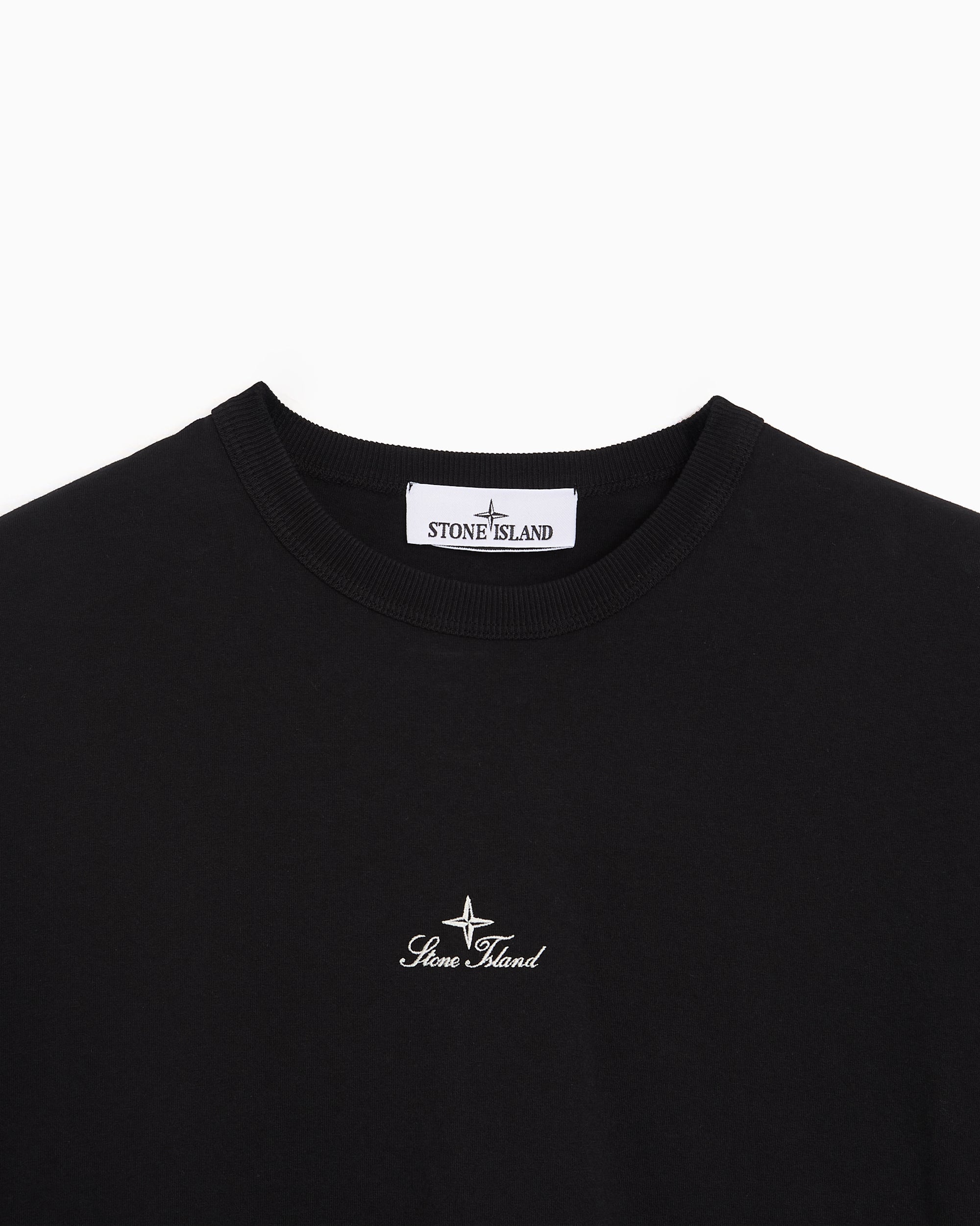 T-Shirt com logótipo Relaxed Stone Island para homem