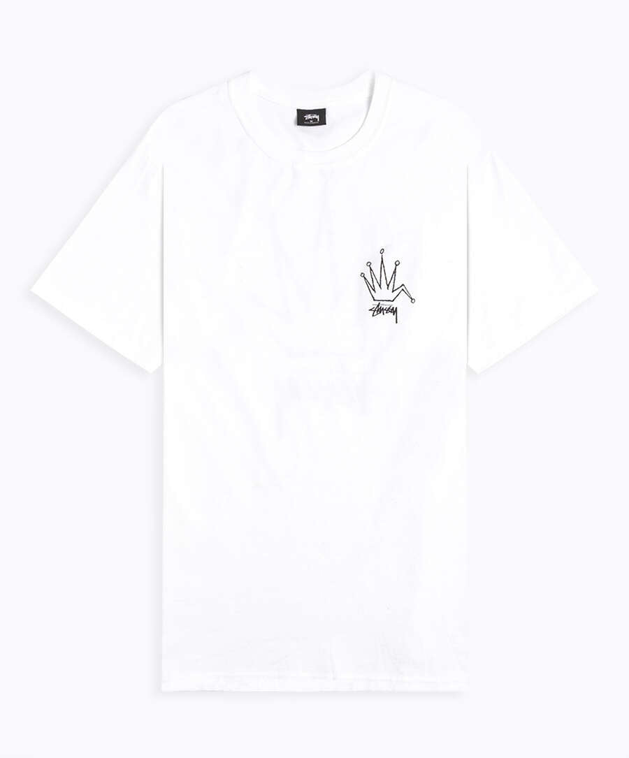 T-Shirts Stussy Old Crown Men's Short-Sleeve T-Shirt - 1904510-WHIT