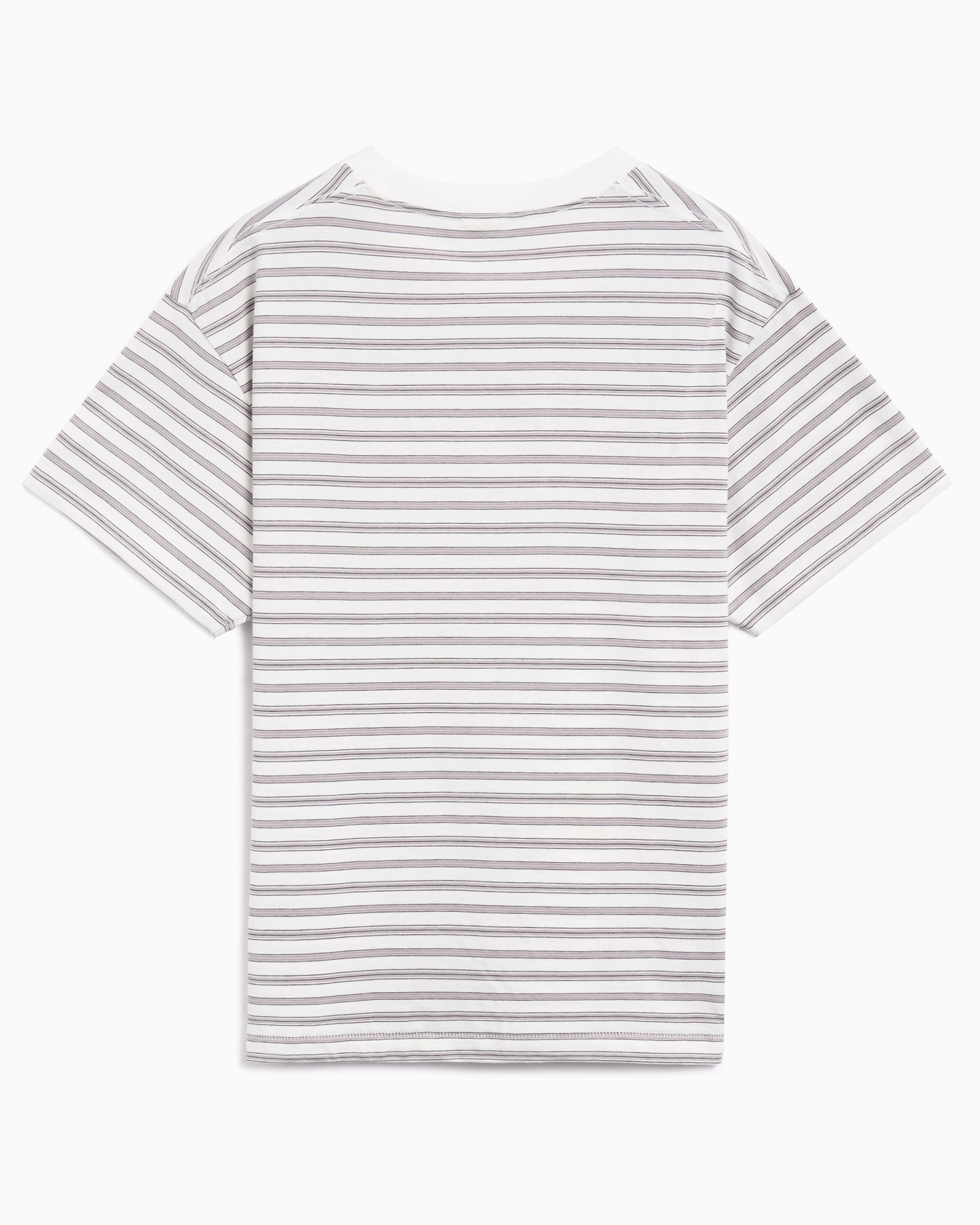 T-Shirts thisisneverthat® Mickey Boarder Striped Men's T-Shirt - DS251TTSST05-GRY