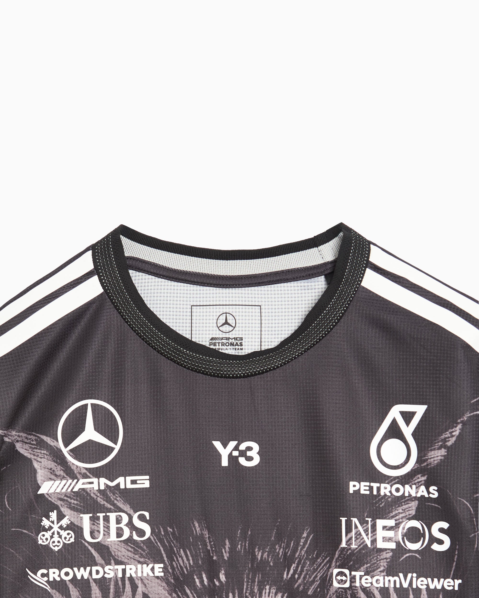 T-Shirts Y-3 x Mercedes AMG Petronas Team F1 "Driver" Graphic Unisex T-Shirt - KT2226