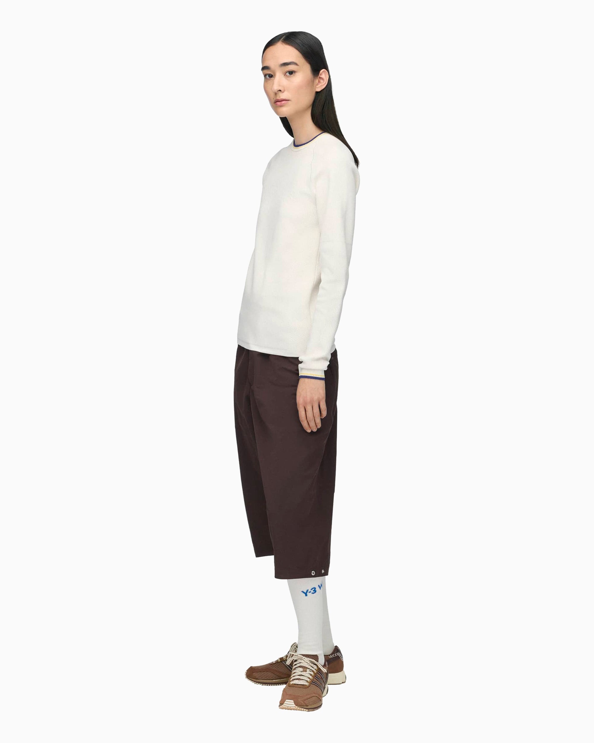 T-Shirts Y-3 x Wales Bonner Long-Sleeved Slim Men's T-Shirt - KS3975