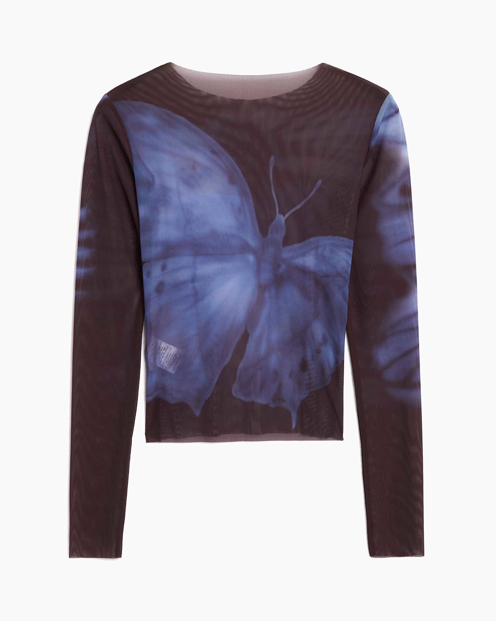 T-Shirts Yardsale XXX Butterfly Mesh Graphic Long-Sleeved Slim Men's T-Shirt - PN28142