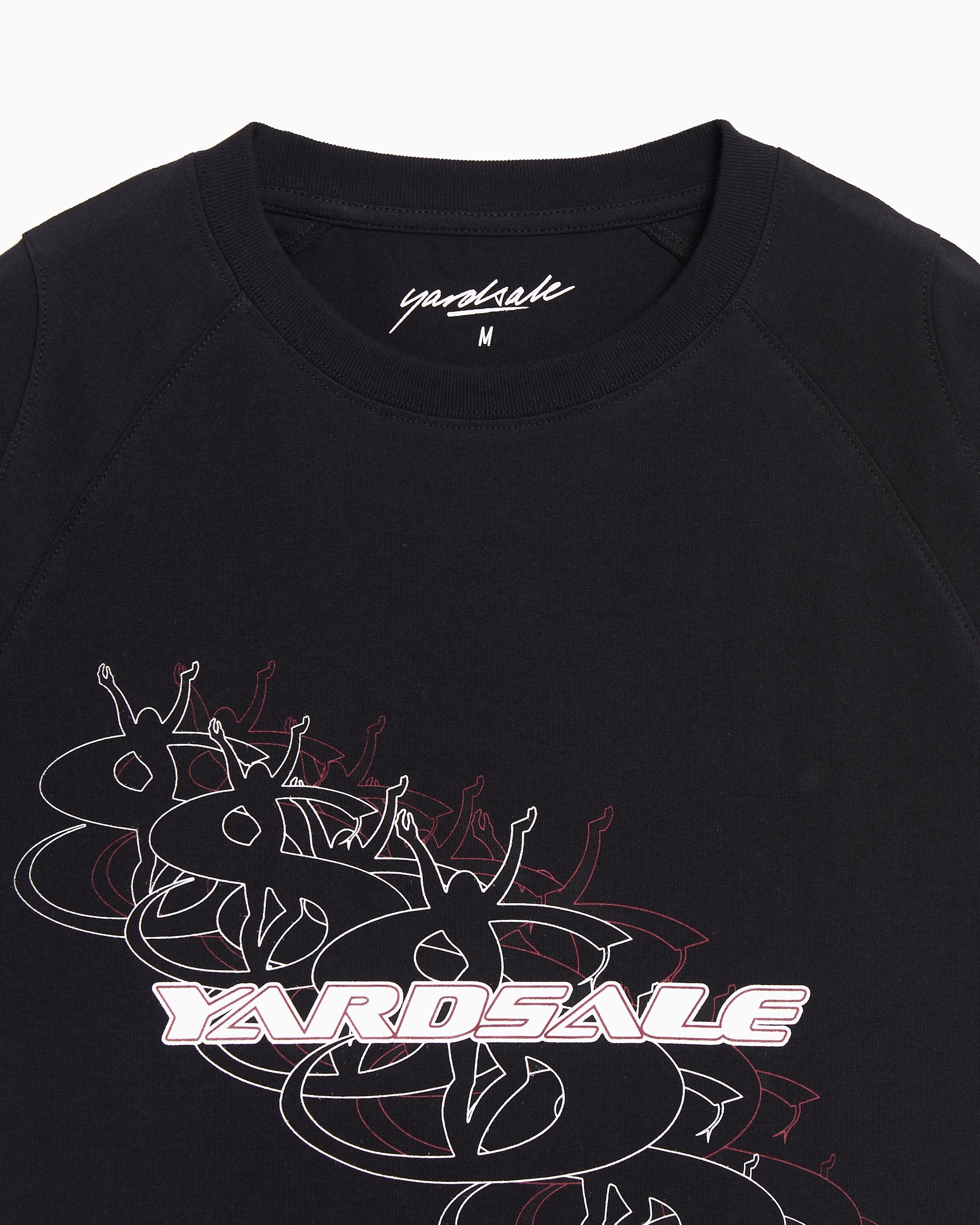 YARDSALE EXSTASZ TEE BLACK mサイズ T-Shirt com gráfico Relaxed Yardsale XXX Jeans Co II para homem